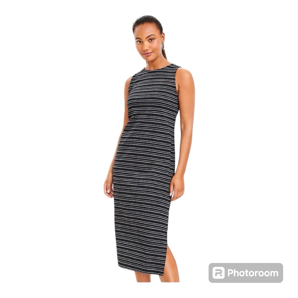 Jacquard Twist Cutout Back Midi Dress LP